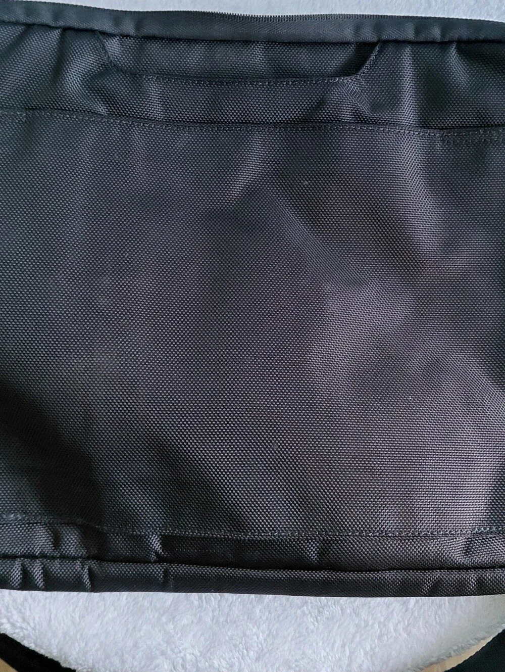Tumi Laptop Briefcase Messenger Bag Black Nylon With STRAP EUC